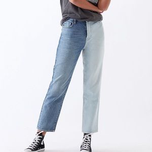 PacSun Two Piece High Waisted Straight Leg Jeans
